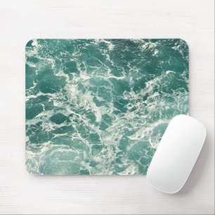Blaue Meereswellen Mousepad