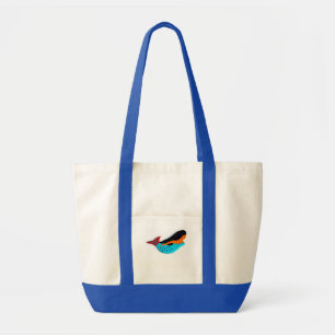 Blaue Meerjumbo-Tasche Tragetasche
