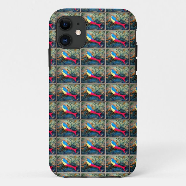 Blaue Meerjungfrau Case-Mate iPhone Hülle (Rückseite)
