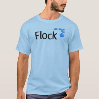 blaue Menge T-Shirt