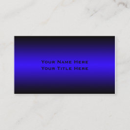 Blaue minimale Visitenkarte