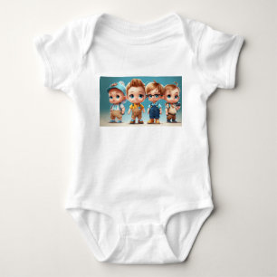 Blaue Mit Augen Darlings - Niedlichste Babys aller Baby Strampler