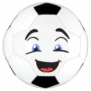 BLAUE MIT AUGEN FUßBALL