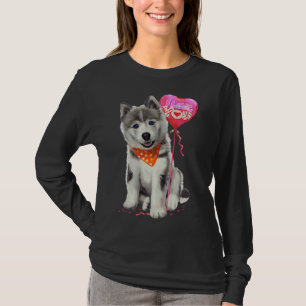 Blaue Mit Augen Husky- und Husky-Mama T-Shirt