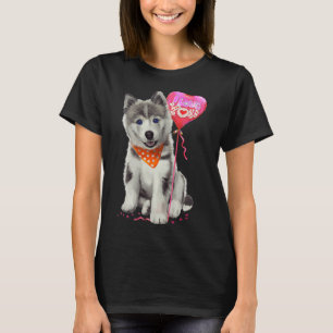 Blaue Mit Augen Husky- und Husky-Mama T-Shirt