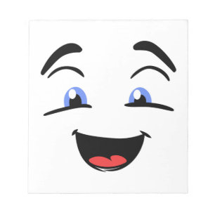 BLAUE MIT AUGEN NOTIZBLOCK