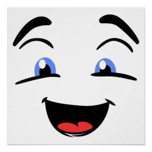 BLAUE MIT AUGEN POSTER
