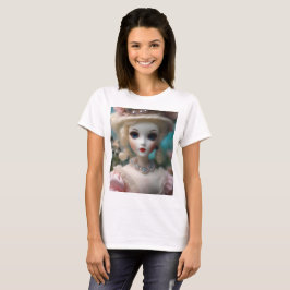 Blaue Mit Augen Vintage Puppe T-Shirt