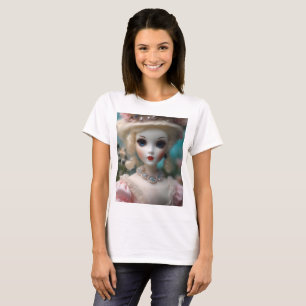 Blaue Mit Augen Vintage Puppe T-Shirt