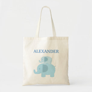 Blaue Mod-Elefant-Windel-Taschen-Tasche - addieren Tragetasche