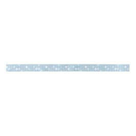Blaue Mod-Polka-Punkt-Baby-Dusche Satinband