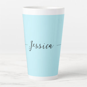 Blaue moderne elegante einfache professionelle Nam Milchtasse