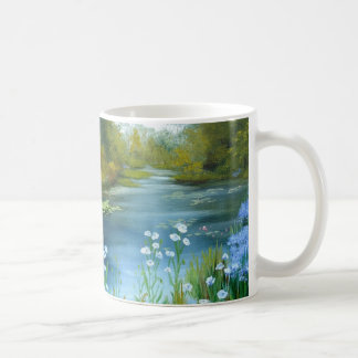 Blaue Mohnblumen-Tasse Tasse