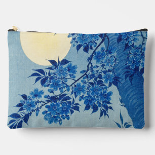 Blaue mondbeschienene Baum: Japanische Kirschblüte Zubehörtasche