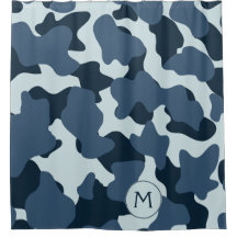 Blaue Monogramm große Kuhsteine