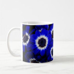 Blaue Montage Tasse