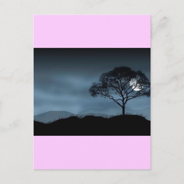 BLAUE MOON POSTKARTE (Vorderseite)