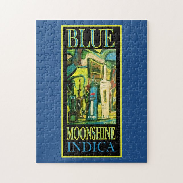 BLAUE MOONSHINE INDICA PUZZLE (Vertikal)