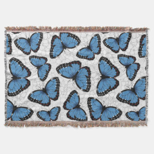 Blaue Morpho-Schmetterlinge Decke