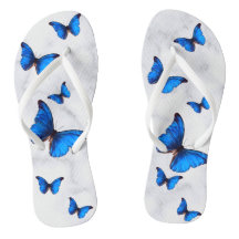 Blaue Morpho Schmetterlinge im Marmorflug