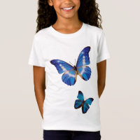 Blaue Morpho Schmetterlinge