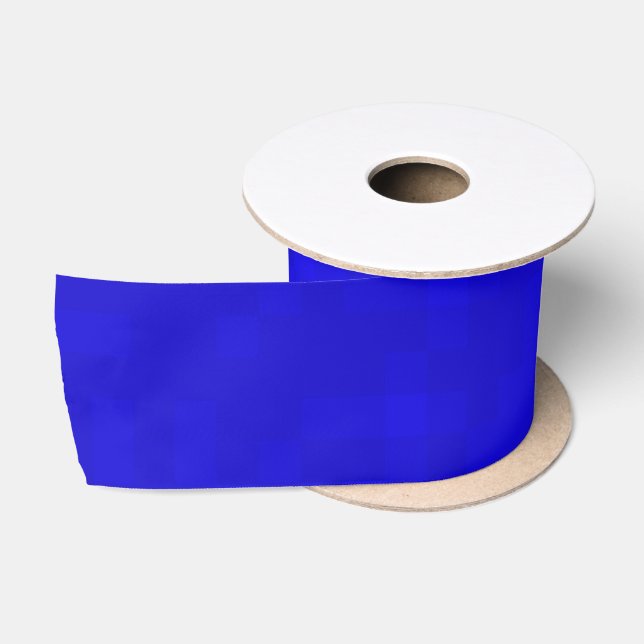 Blaue Mosaikfliesen, Satinband (Spule)