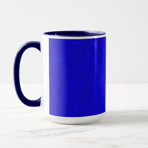 Blaue Mosaikfliesen, Tasse