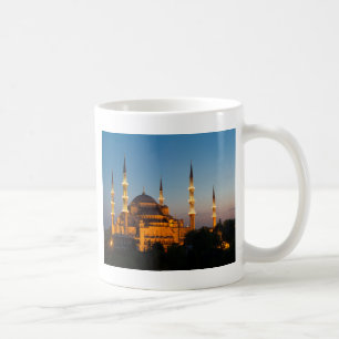 Blaue Moschee an der twilight Tasse