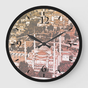 Blaue Moschee Große Wanduhr