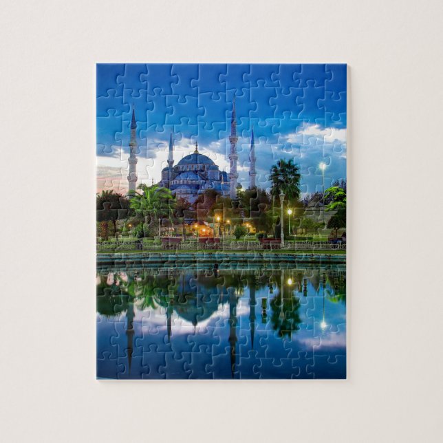 Blaue Moschee in Istanbul Puzzle (Vertikal)