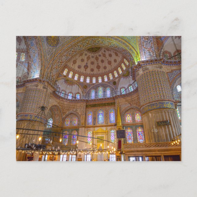 Blaue Moschee in Istanbul Türkei Postkarte (Vorderseite)