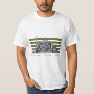 Blaue Moschee Islamische Kunst T-Shirt