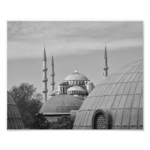 Blaue Moschee, Istanbul, die Türkei Fotodruck