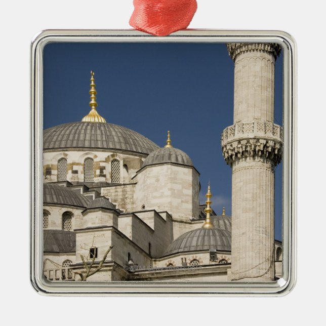 Blaue Moschee, Istanbul, die Türkei Ornament Aus Metall (Vorne)