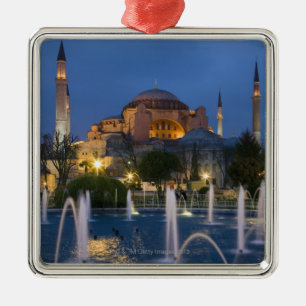 Blaue Moschee, Istanbul, die Türkei Silbernes Ornament