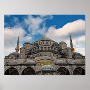 Blaue Moschee Istanbul Poster