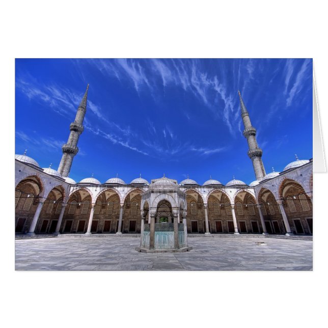 Blaue Moschee, Istanbul, Türkei (Vorderseite (Horizontal))