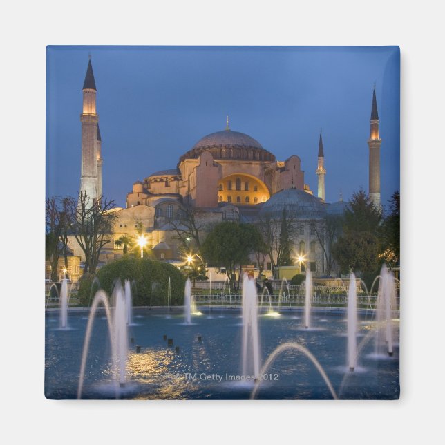 Blaue Moschee, Istanbul, Türkei Magnet (Vorne)