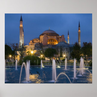 Blaue Moschee, Istanbul, Türkei Poster