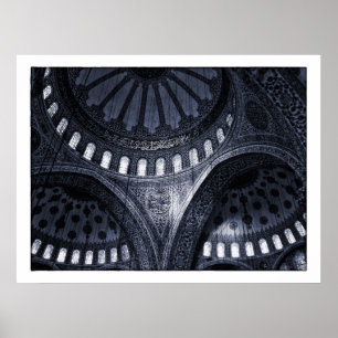 Blaue Moschee, Istanbul /Türkei Poster