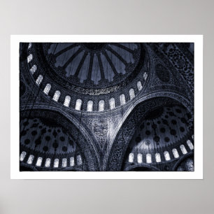 Blaue Moschee, Istanbul/Türkei Poster