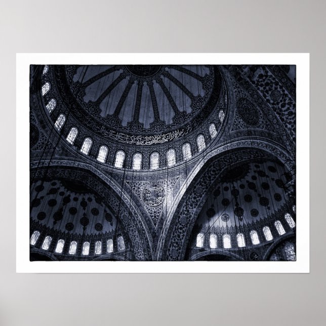 Blaue Moschee, Istanbul/Türkei Poster (Vorne)