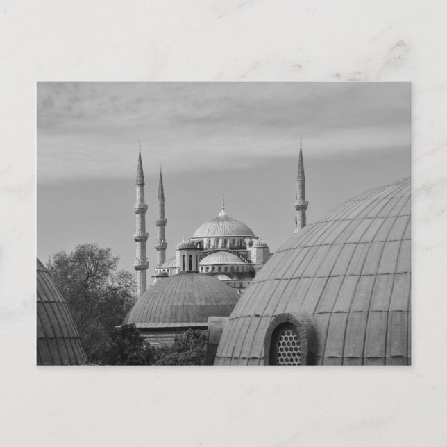 Blaue Moschee, Istanbul, Türkei Postkarte (Vorderseite)