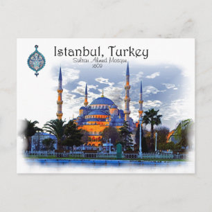 Blaue Moschee - Istanbul, Türkei Postkarte