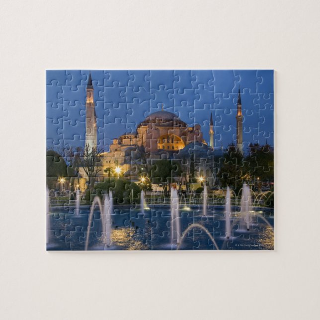 Blaue Moschee, Istanbul, Türkei Puzzle (Horizontal)