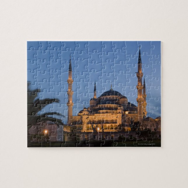 Blaue Moschee, Sultanhamet-Gebiet, Istanbul, Türke Puzzle (Horizontal)