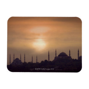 Blaue Moschee und Hagia Sophia die Türkei, Magnet
