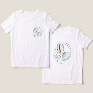 blaue Muscheln Tri-Blend Shirt