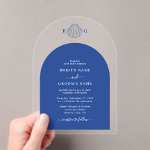 Blaue Muschelschalen Küstenstrand Hochzeit