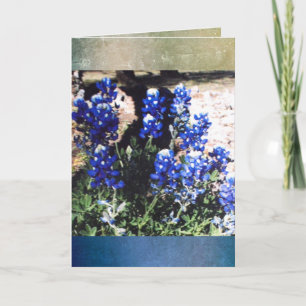 Blaue Mützen-Raum-Gruß-Karte Feiertagskarte